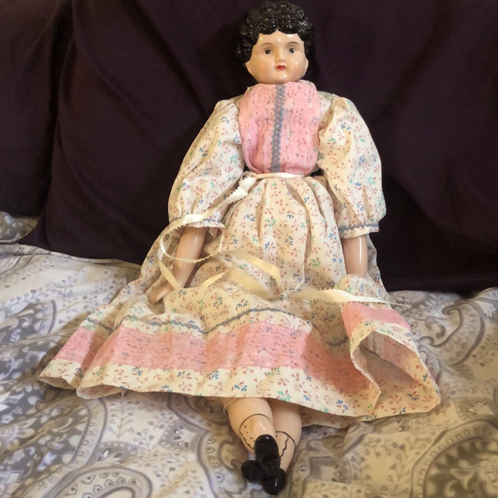 Handmade ceramic doll